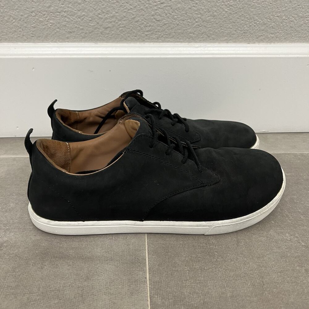 Xero Glenn Men's Size 7.5 Black Leather Barefoot Casual Minimalist Shoes